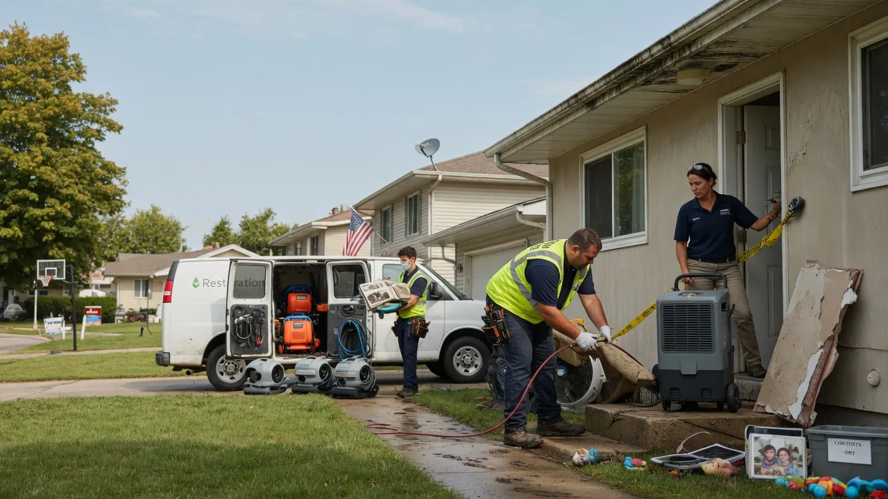 Water Damage Restoration in New Lisbon, IN near me
